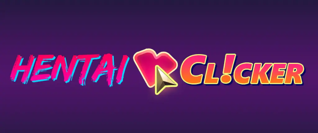 Screenshot della schermata iniziale di Hentai Clicker con pulsante Gioca Gratis