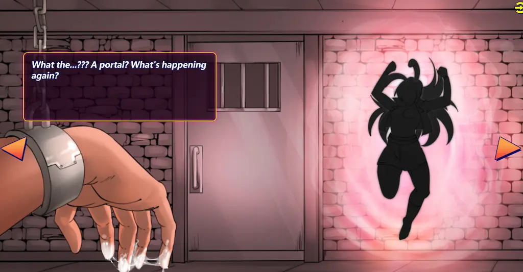 Fase di combattimento con grafica animata in Hentai Clicker gioco 2025