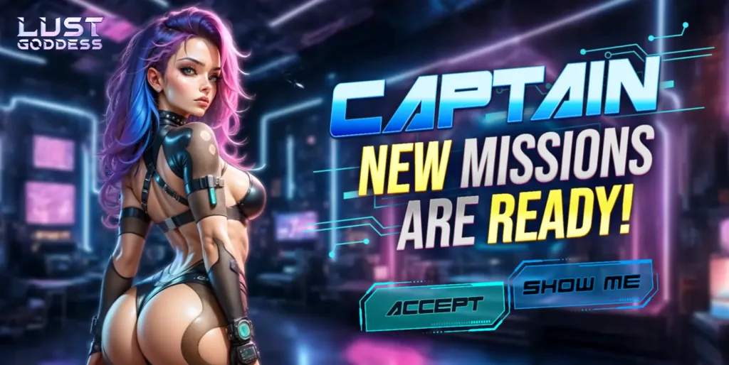 La Dea del Piacere nel gioco hentai Lust Goddess in un’ambientazione fantasy sensuale