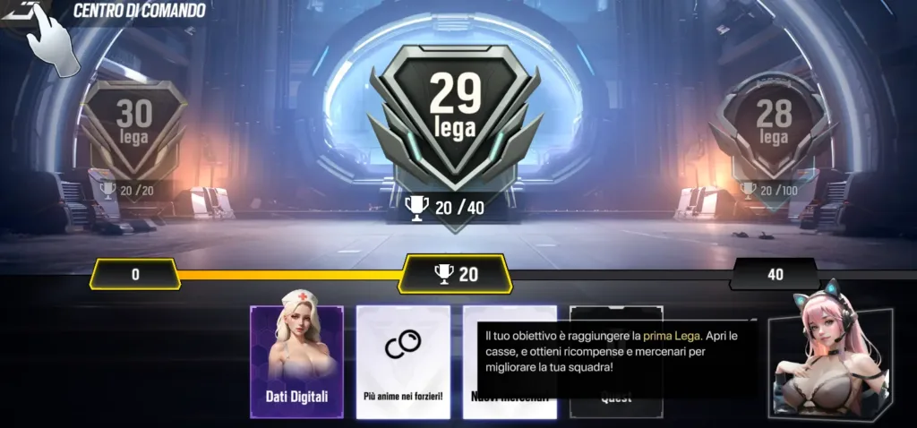 Galleria di eroine sexy sbloccabili nel gioco Lust Goddess