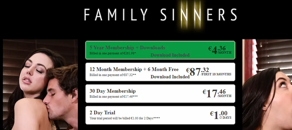 Prezzi abbonamento Family Sinners 2025: offerte 5 anni, 12 mesi e prova gratuita