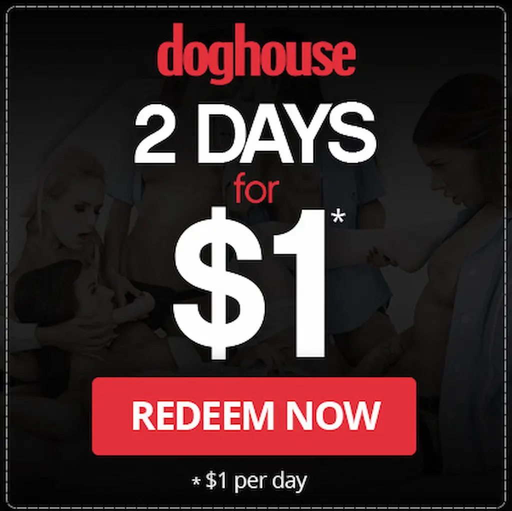 Banner promozionale per prova a pagamento su Doghouse Digital 2025