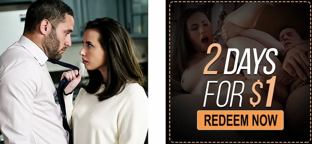 Promo Sweet Sinners 2025 con offerta 2 giorni a 1 dollaro e scena romantica tra protagonisti della serie.
