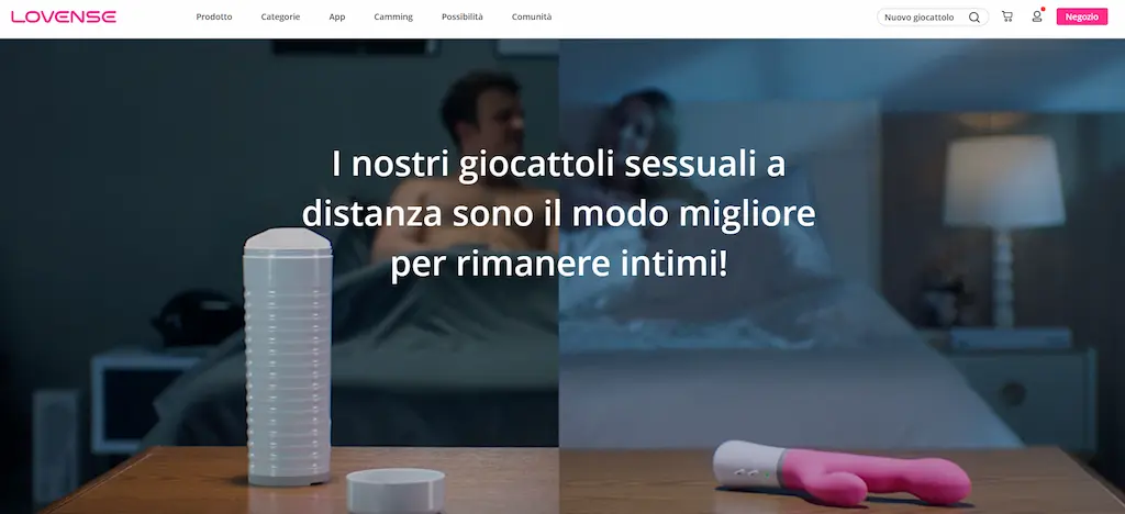 Lovense 2026 sex toys a distanza controllati da smartphone per coppie intime