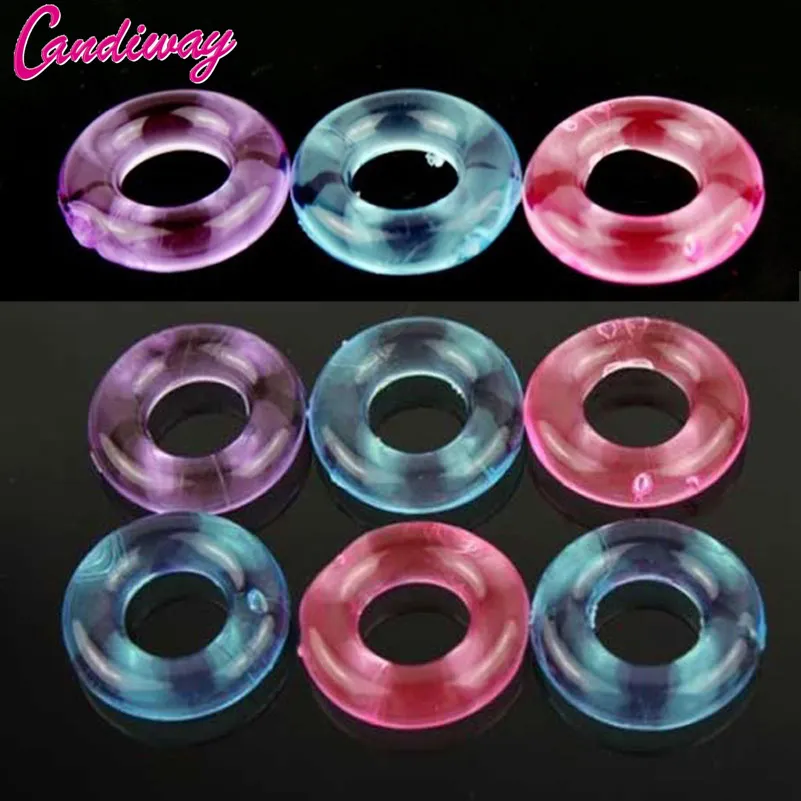 Collezione di anelli vibranti maschili per il pene Candieway economici tra i migliori sex toys sotto 30 euro per giochi sul sesso